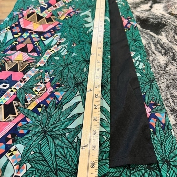 Mara Hoffman Multicolor and Multi Pattern Maxi Column Dress with Long Side Vents - Picture 15 of 16